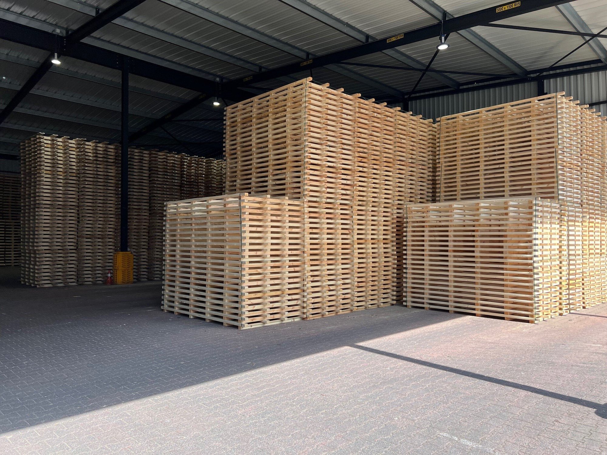 Pallets-opslag